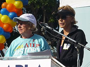 Kathryn Joosten and Felicity Huffman