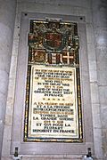 Le Mans-Cathédrale-Plaque commémorative