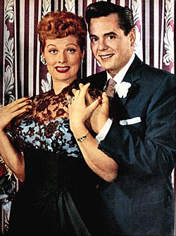 Lucille Ball and Desi Arnaz 1955