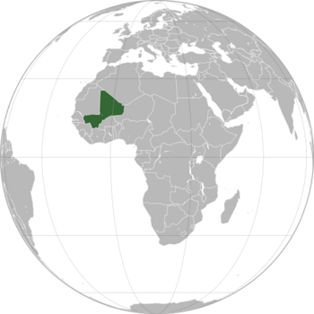 Location of Mali