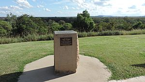 Memorial to John Gilbert, Gilbert's Lookout, Taroom, 2014