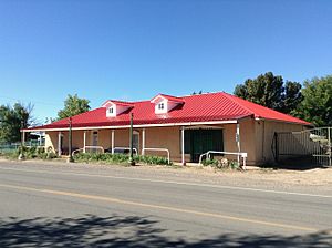 The historic Miguel E. Baca House in Adelino