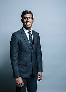 Official portrait of Rishi Sunak