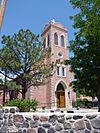 San Juan Bautista Church at Ohkay Owingeh Pueblo.JPG