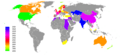 So You Think You Can Dance - map of global distribution of franchise