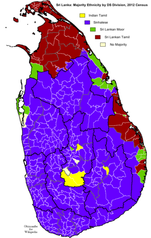 Sri Lanka - Ethnicity 2012