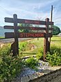 Stephenson welcome sign- south entry