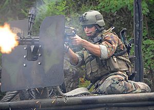 U.S. Navy special warfare combatant-craft crewmen (SWCC), Special Boat Team 22 conducts training 16 AUG 09