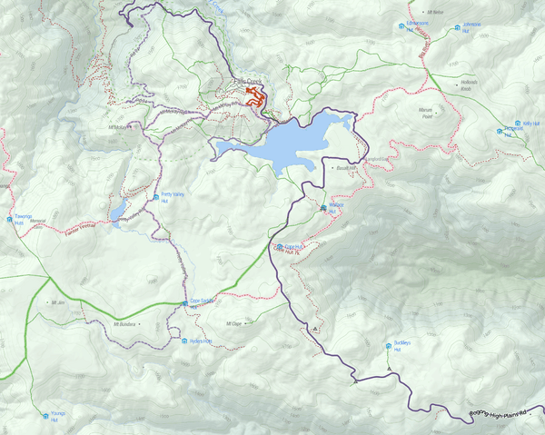 Bogong High Plains map Stevage