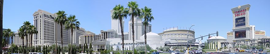 Panorama View from The Strip