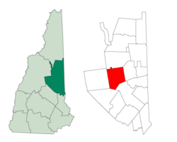 Location in Carroll County, New Hampshire