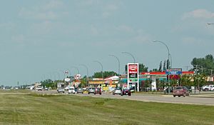 Martensville's business districtCentennial Drive (2009)