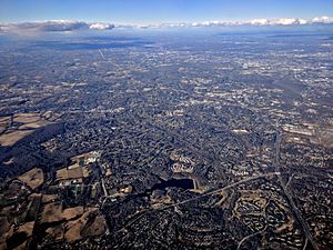 Centennial Lake aerial Ellicott City Maryland