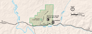 Clarno Unit map