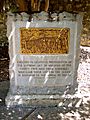 Commemorative monument, the Alamo, San Antonio, Texas, June 4, 2007