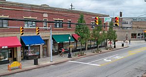 Coventry Village in Cleveland Heights.