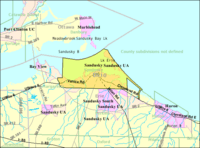 Detailed map of Sandusky