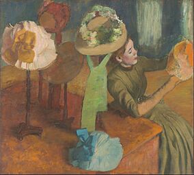 Edgar Degas - The Millinery Shop - Google Art Project