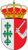 Coat of arms of Santiago de Alcántara, Spain