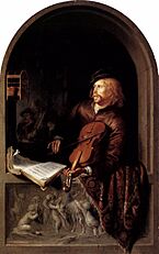 Gerard Dou - Violon Player - WGA06663