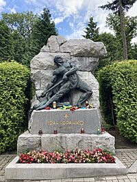 Headstone of Ivan Franko, Lychakiv cemetery