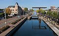 Helmond, zicht op kanaal door Helmond vanaf de Kasteeltraverse foto8 2016-10-16 13.53