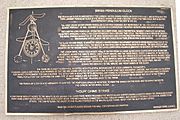 HornsbyWaterClock Plaque4