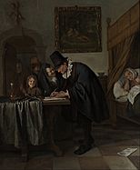 Jan Havicksz. Steen - The Doctor's Visit - Google Art Project