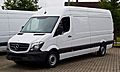 Mercedes-Benz Sprinter Kastenwagen 313 CDI (W 906, Facelift) – Frontansicht, 8. September 2013, Bösensell