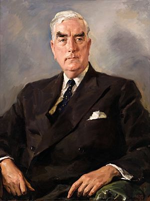 Official Portrait of Robert Menzies by Ivor Hele