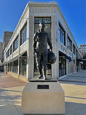 Roger B. Chaffee statue