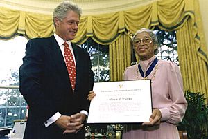 RosaParks-BillClinton