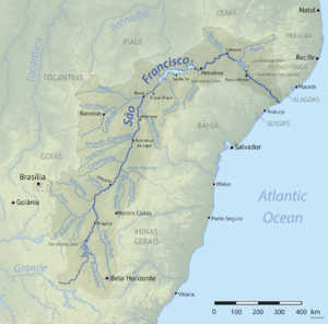 São Francisco basin map.png