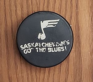 Sask Blues Puck