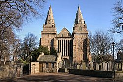 St Machar's cathedral with watch house - geograph.org.uk - 174651