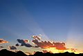 Sunset over Tucson Mts