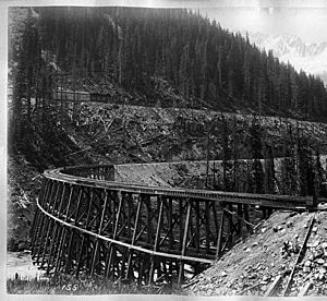 Bow River trestle bridge