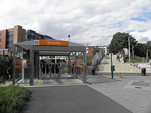 Brockley station eastern entrance 2012.JPG