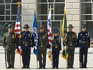 CBP Officers pay tribute 2007