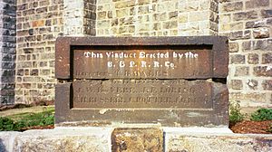 Canton Viaduct Dedication Stone