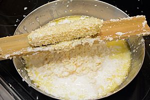 Cooking creamed corn