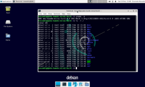 Debian GNU HURD XFCE desktop screenshot