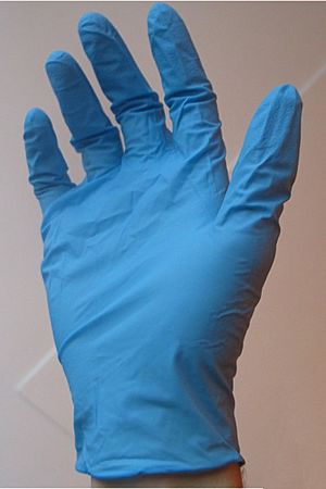 Disposable nitrile glove