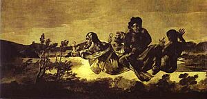Francisco de Goya, The Fates (Atropos)