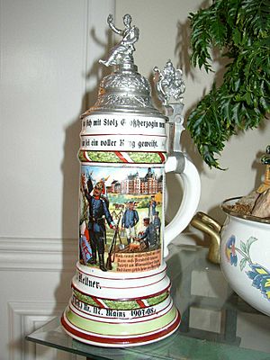 Friedrich Kellner WWI BeerStein 1907-1908