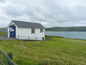 Gwbert - the coastguard station