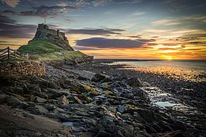 Holy Island Sunrise (again) (15064111624).jpg