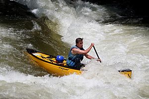 Nantahala River canoeist 2009