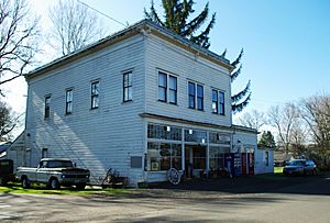 Former store in the older section of Orenco