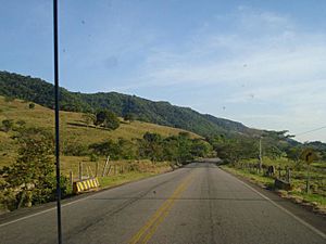 Paisaje en la carretera interdepartamental